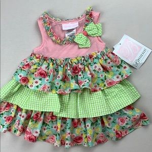 Bonnie Baby Ruffle Tiered Tutu Dress